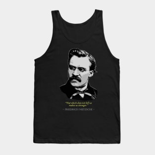 Friedrich Nietzsche Quote Tank Top